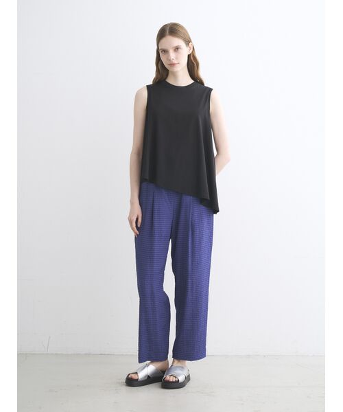 three dots / スリードッツ タンクトップ | Silken jersey dress tank | 詳細9
