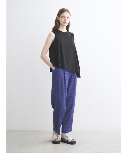 three dots / スリードッツ タンクトップ | Silken jersey dress tank | 詳細10