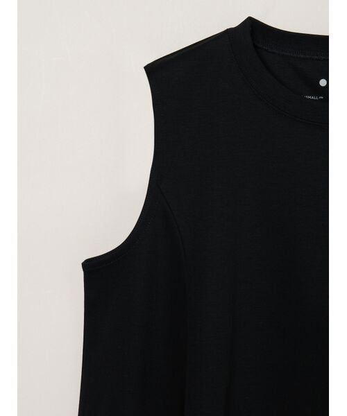 three dots / スリードッツ タンクトップ | Silken jersey dress tank | 詳細3