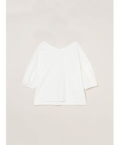 three dots / スリードッツ Tシャツ | Silken jersey half sleeve tops