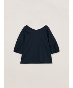 three dots / スリードッツ Tシャツ | Silken jersey half sleeve tops