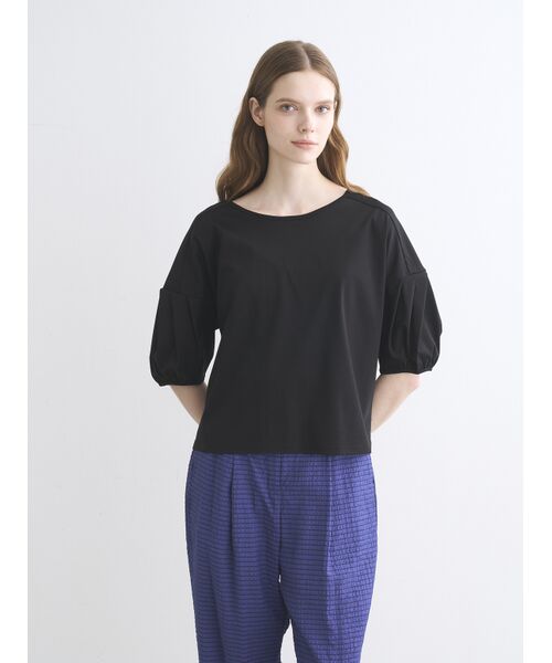 three dots / スリードッツ Tシャツ | Silken jersey half sleeve tops | 詳細6