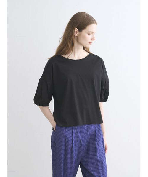 three dots / スリードッツ Tシャツ | Silken jersey half sleeve tops | 詳細8