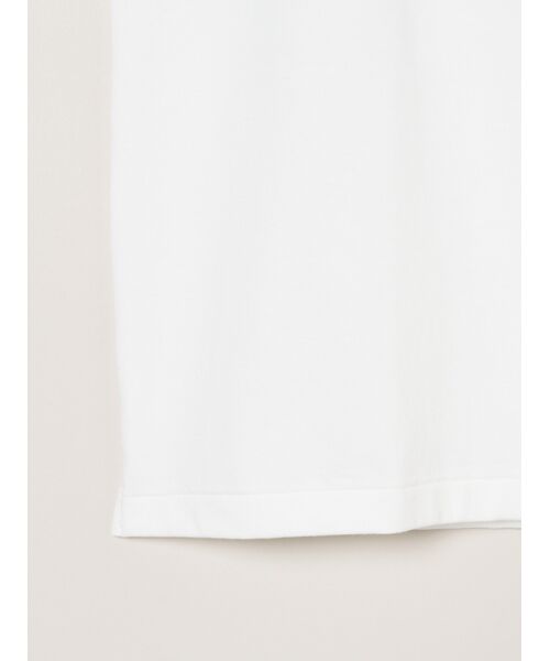 three dots / スリードッツ Tシャツ | Men's Pima tight gauge short sleeve crew | 詳細4