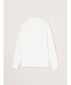 three dots / スリードッツ Tシャツ | Men's Pima tight gauge long sleeve mock