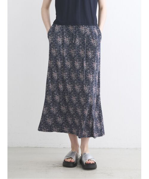 three dots / スリードッツ スカート | Travel line long skirt | 詳細6