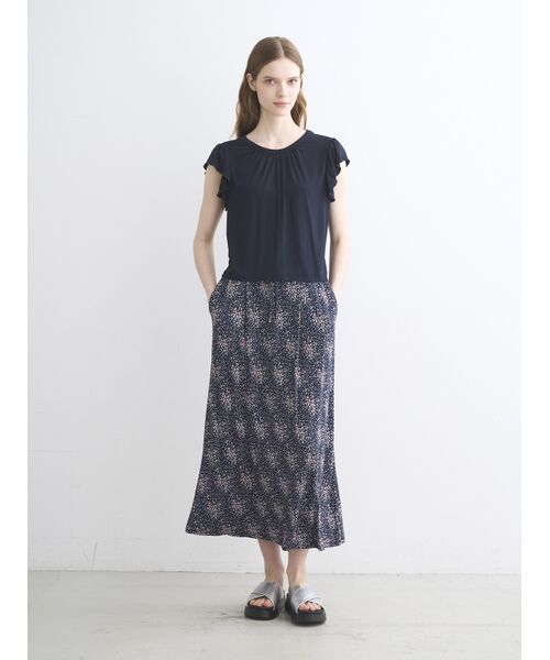 three dots / スリードッツ スカート | Travel line long skirt | 詳細7