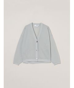 three dots / スリードッツ カーディガン・ボレロ | Sleek sheer cardigan