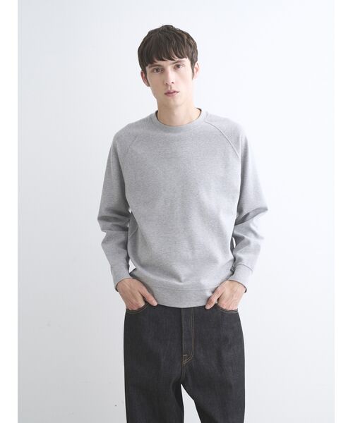 three dots / スリードッツ パーカー | Men's Stretch ponte sweat shirt | 詳細9