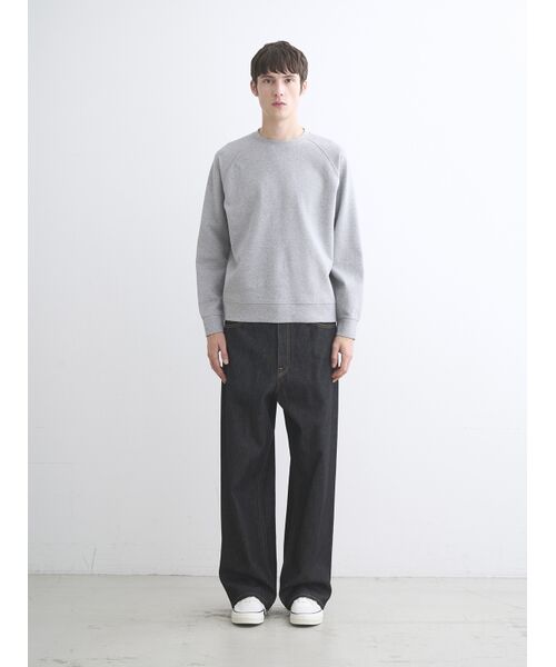 three dots / スリードッツ パーカー | Men's Stretch ponte sweat shirt | 詳細6