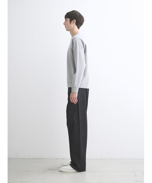 three dots / スリードッツ パーカー | Men's Stretch ponte sweat shirt | 詳細7