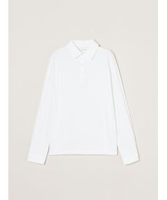three dots / スリードッツ ポロシャツ | Men's Powdery Cotton long sleeve polo