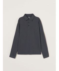 three dots / スリードッツ ポロシャツ | Men's Powdery Cotton long sleeve polo