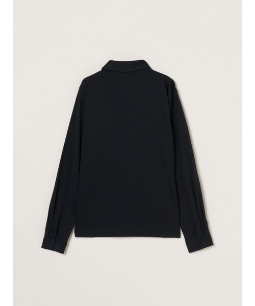three dots / スリードッツ ポロシャツ | Men's Powdery Cotton long sleeve polo | 詳細9
