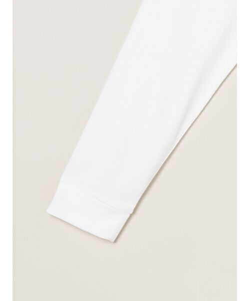 three dots / スリードッツ Tシャツ | Men's PowderyCotton l/s mockneck | 詳細3