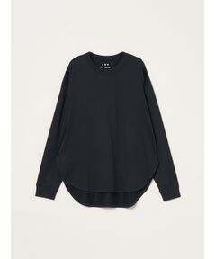 three dots / スリードッツ Tシャツ | Sanded jersey loose long tee