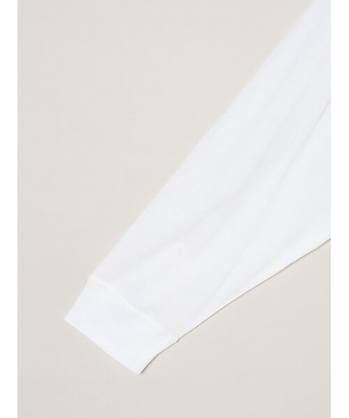 three dots / スリードッツ Tシャツ | Sanded jersey loose long tee | 詳細3