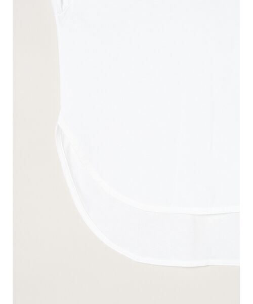 three dots / スリードッツ Tシャツ | Sanded jersey loose long tee | 詳細4