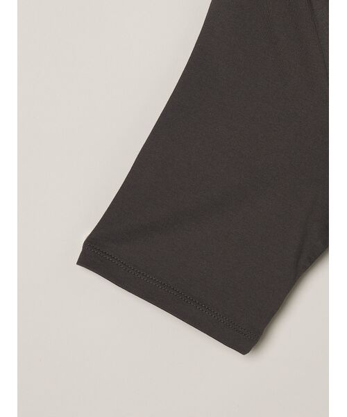 three dots / スリードッツ ドレス | Long staple yarn gather dress | 詳細3
