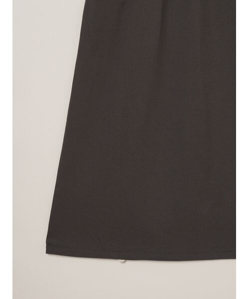 three dots / スリードッツ ドレス | Long staple yarn gather dress | 詳細4