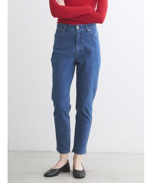three dots / スリードッツ その他パンツ | Denim cigarette pants | 詳細7