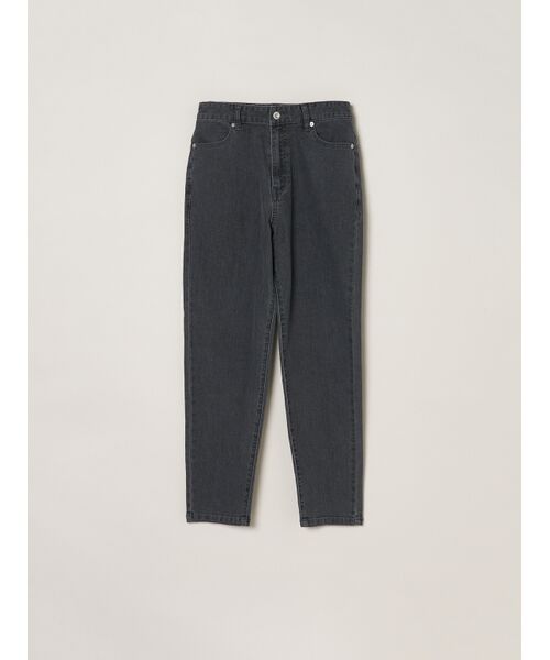 three dots / スリードッツ その他パンツ | Denim cigarette pants（soft black）