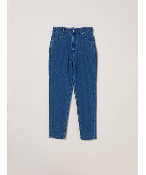 three dots / スリードッツ その他パンツ | Denim cigarette pants（blue）