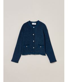 three dots / スリードッツ テーラードジャケット | Deni mole jacket