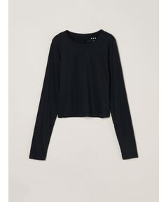 three dots / スリードッツ Tシャツ | Sueded jersey too long sleeve tops