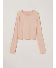 three dots / スリードッツ Tシャツ | Sueded jersey too long sleeve tops