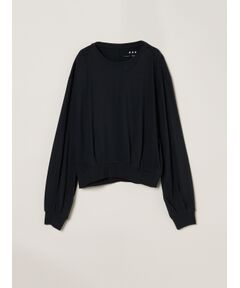 three dots / スリードッツ Tシャツ | Sueded jersey volume tops