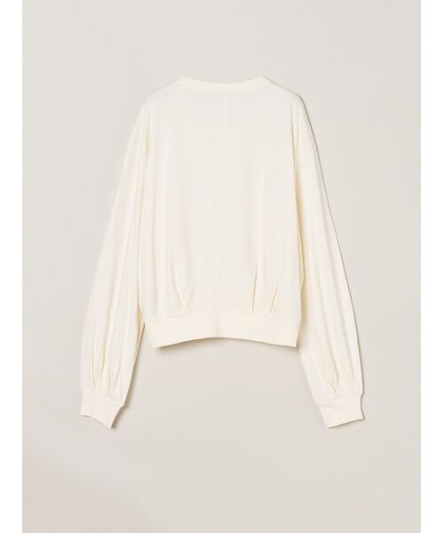 three dots / スリードッツ Tシャツ | Sueded jersey volume tops | 詳細1
