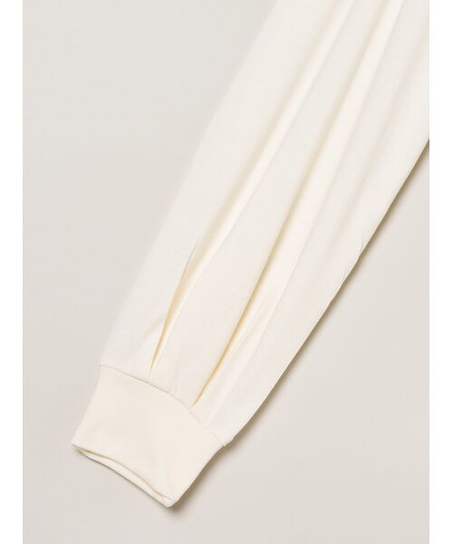 three dots / スリードッツ Tシャツ | Sueded jersey volume tops | 詳細3