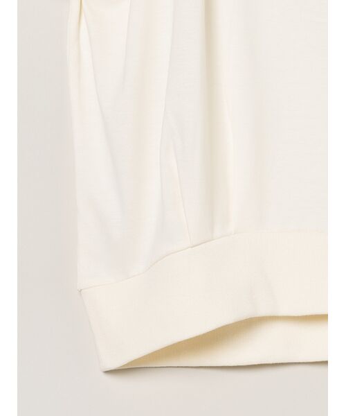 three dots / スリードッツ Tシャツ | Sueded jersey volume tops | 詳細4