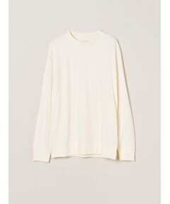 three dots / スリードッツ パーカー | Men's Sueded jersey sweat shirt