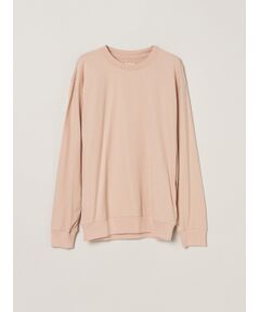 three dots / スリードッツ パーカー | Men's Sueded jersey sweat shirt