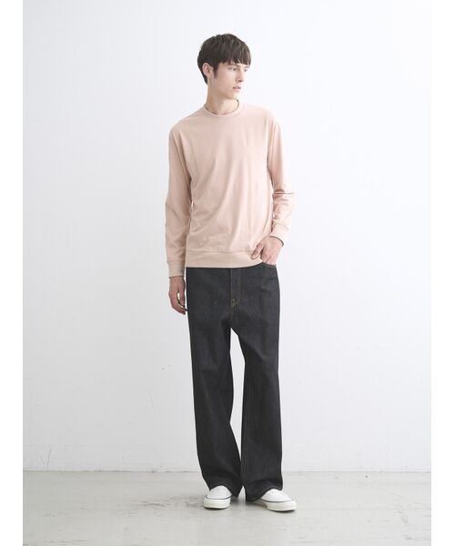 three dots / スリードッツ パーカー | Men's Sueded jersey sweat shirt | 詳細9