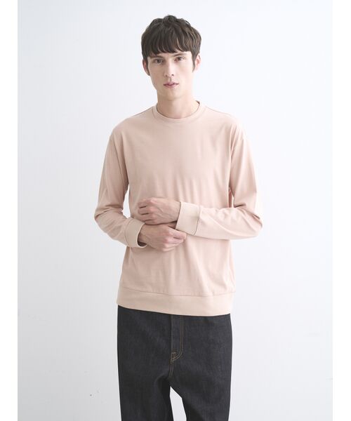 three dots / スリードッツ パーカー | Men's Sueded jersey sweat shirt | 詳細6