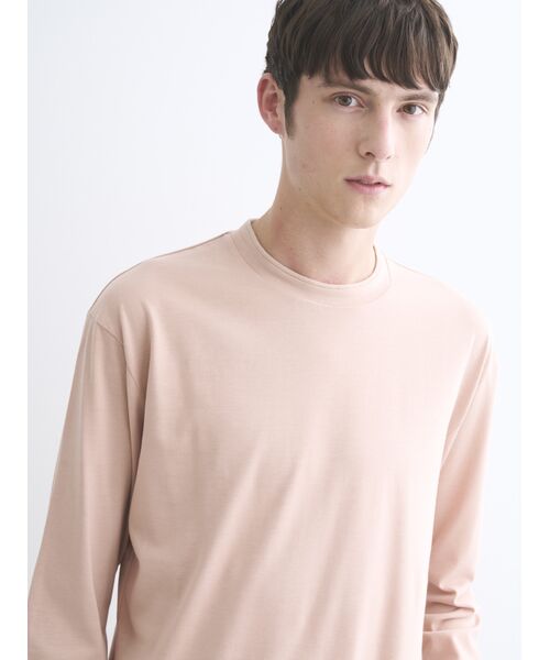 three dots / スリードッツ パーカー | Men's Sueded jersey sweat shirt | 詳細7