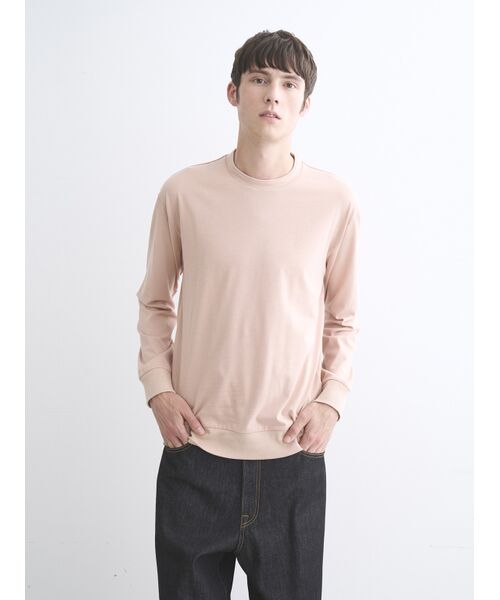 three dots / スリードッツ パーカー | Men's Sueded jersey sweat shirt | 詳細8
