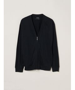 three dots / スリードッツ カーディガン・ボレロ | Men's Sueded jersey cardigan