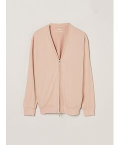 three dots / スリードッツ カーディガン・ボレロ | Men's Sueded jersey cardigan