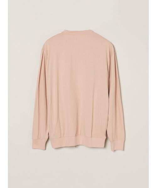 three dots / スリードッツ カーディガン・ボレロ | Men's Sueded jersey cardigan | 詳細1