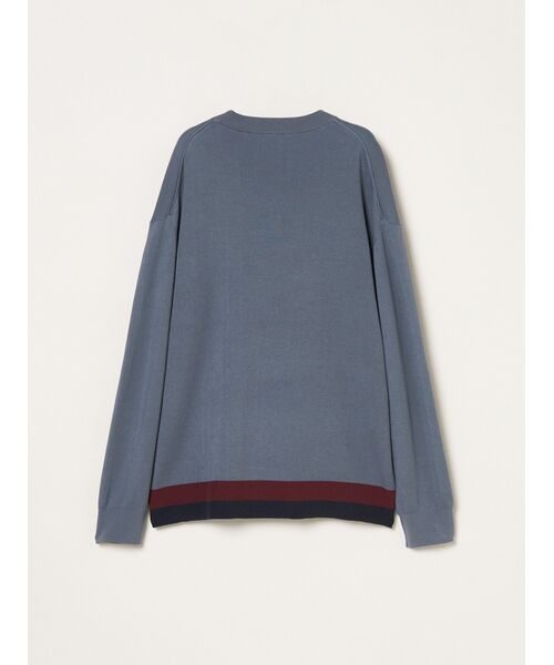 three dots / スリードッツ ニット・セーター | Men's org-ct Interlock knit crew neck | 詳細1