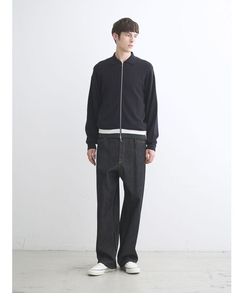 three dots / スリードッツ その他アウター | Men's organic cotton Interlock knit  blouson | 詳細9