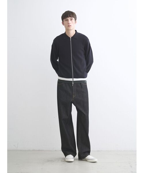 three dots / スリードッツ その他アウター | Men's organic cotton Interlock knit  blouson | 詳細10