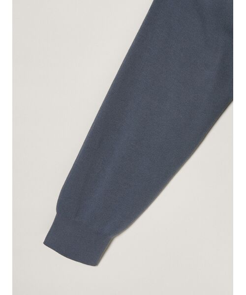 three dots / スリードッツ その他アウター | Men's organic cotton Interlock knit  blouson | 詳細3