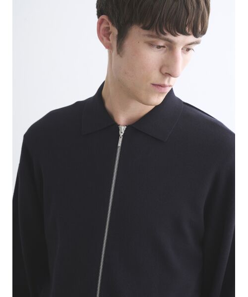 three dots / スリードッツ その他アウター | Men's organic cotton Interlock knit  blouson | 詳細7