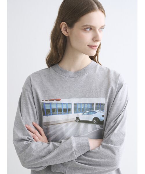 three dots / スリードッツ Tシャツ | 【unisex】Graphic long sleeve tee | 詳細7