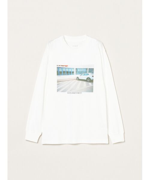 three dots / スリードッツ Tシャツ | 【unisex】Graphic long sleeve tee(W.FLAESKETORBET)